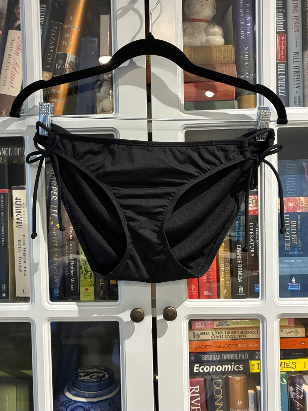 Athleta Black Side-Tie Bikini Bottoms